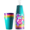 20 GOBELETS USA RÉUTILISABLE 53CL MULTICOLORE