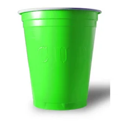 20 GOBELETS VERTS 50CL USA AUTHENTIQUES