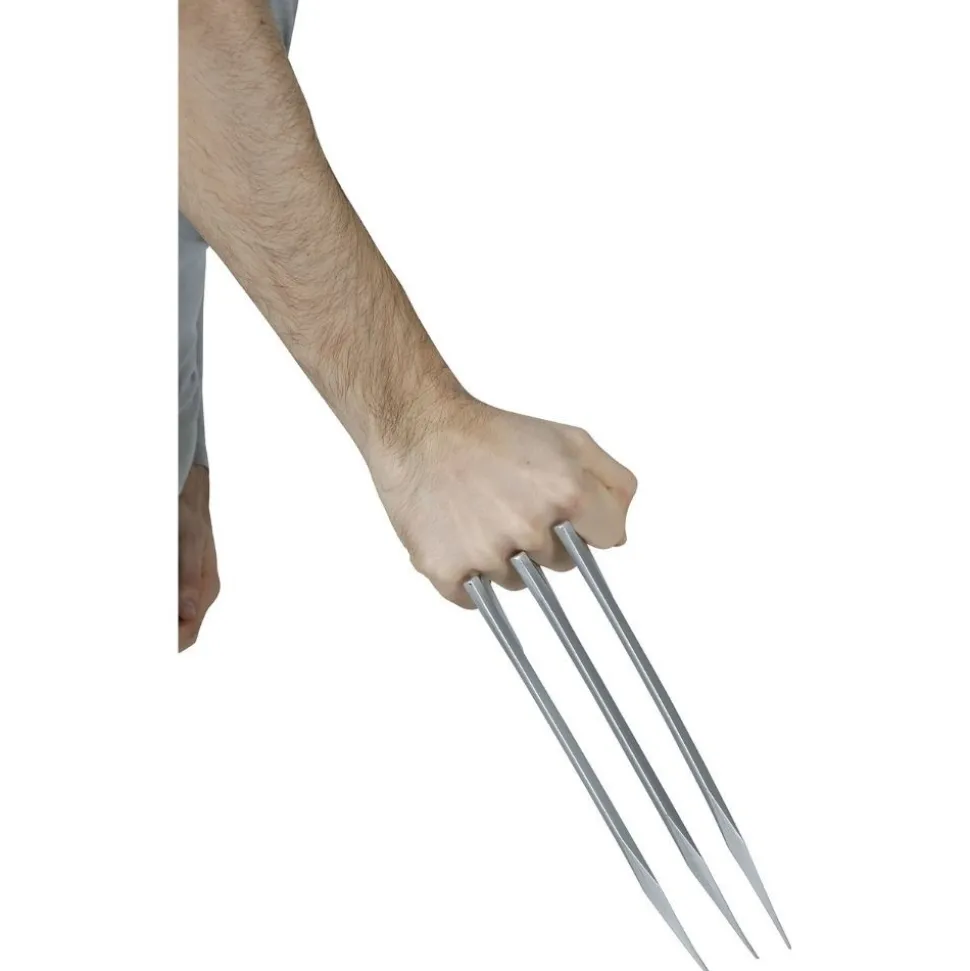 GRIFFES JOUET LOUP SUPER-HÉROS 25CM ARGENT