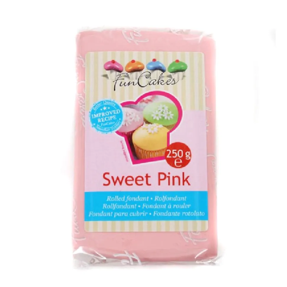 250 GRS PÂTE À SUCRE FUNCAKES - ROSE BONBON