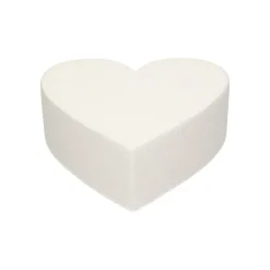 GÂTEAU POLYSTYRÈNE CUR 20CM BLANC