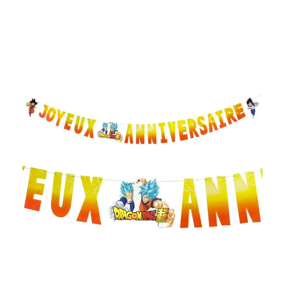 GUIRLANDE ANNIVERSAIRE DRAGON BALL SUPER 2.5M