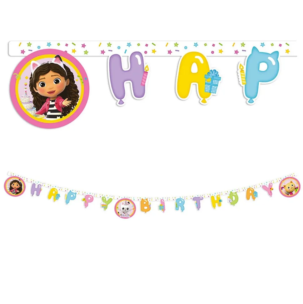 GUIRLANDE ANNIVERSAIRE GABBY MAISON MAGIQUE 2M