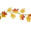 GUIRLANDE ARTIFICIELLE FEUILLES ÉRABLE 1.70M ORANGE