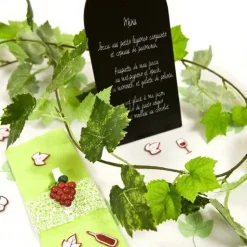 GUIRLANDE ARTIFICIELLE FEUILLES VIGNE 1.4M VERT