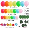 GUIRLANDE BALLONS HIBISCUS HAWAÏ 5M MULTICOLORE