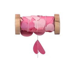 GUIRLANDE COEUR PAPIER 5M ROSE