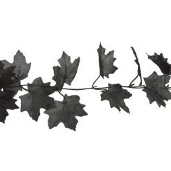 GUIRLANDE DE FEUILLE ÉRABLE DE 170 CM NOIRE