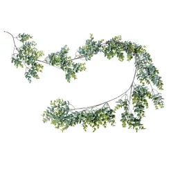 GUIRLANDE EUCALYPTUS ARTIFICIEL GARNIE 1.70M VERT