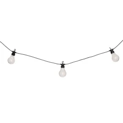 GUIRLANDE EXTÉRIEURE SOLAIRE 10 AMPOULES 4.9M 8H