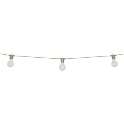 GUIRLANDE EXTÉRIEURE SOLAIRE 10 AMPOULES 6.6M 6H