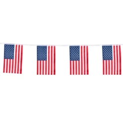 GUIRLANDE FANION DRAPEAU USA 4M