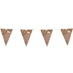 GUIRLANDE 20 FANIONS ASPECT MÉTAL 10M ROSE GOLD