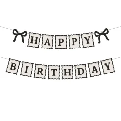 GUIRLANDE FANIONS BIRTHDAY NUD 100CM BEIGE
