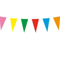 GUIRLANDE FANIONS 48 DRAPEAUX 10M MULTICOLORE