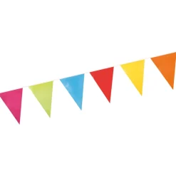 GUIRLANDE FANIONS GÉANTS PLASTIQUE 10M MULTICOLORE