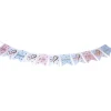 GUIRLANDE 11 FANIONS GENDER REVEAL PARTY 13X18CM