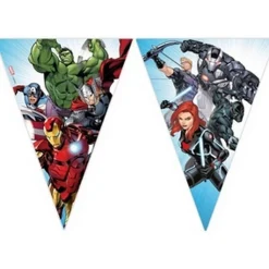 GUIRLANDE FANIONS PAPIER AVENGERS INFINITY 2.1M