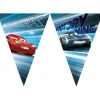 GUIRLANDE FANIONS PAPIER CARS 2.1M ROUGE