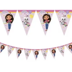 GUIRLANDE FANIONS PAPIER GABBY MAISON MAGIQUE 2.1M