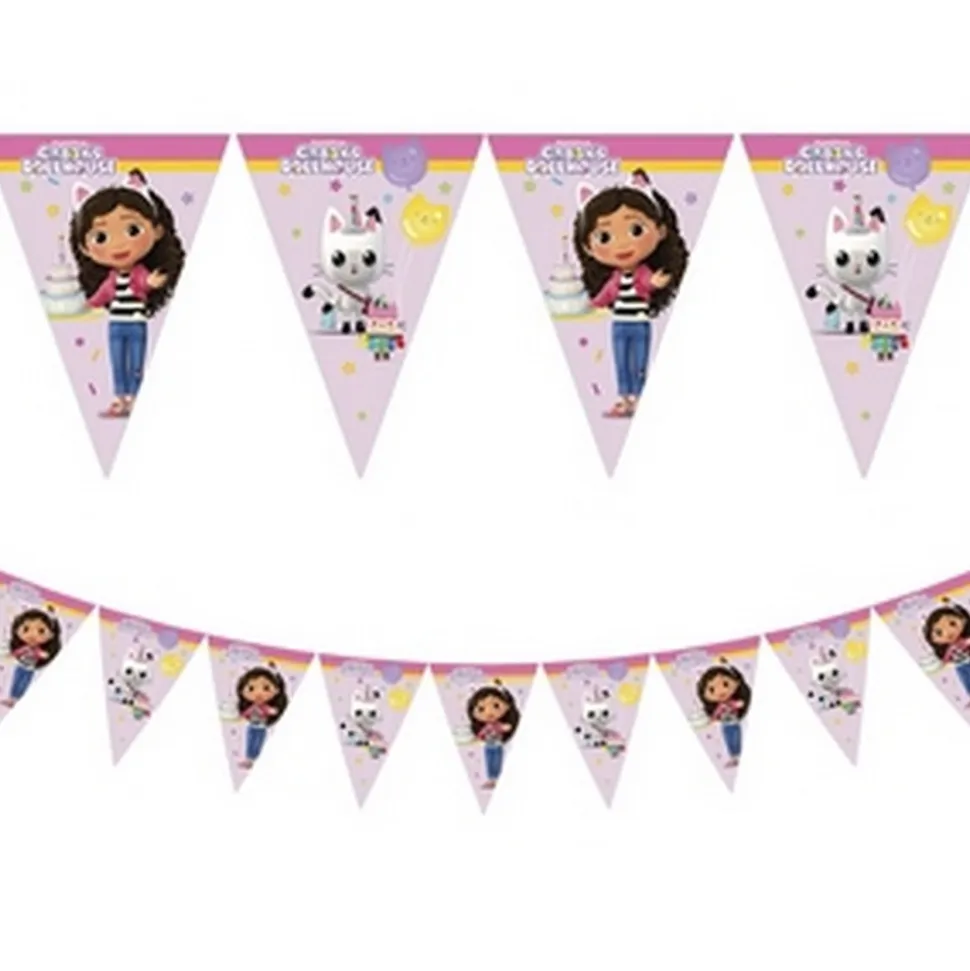 GUIRLANDE FANIONS PAPIER GABBY MAISON MAGIQUE 2.1M