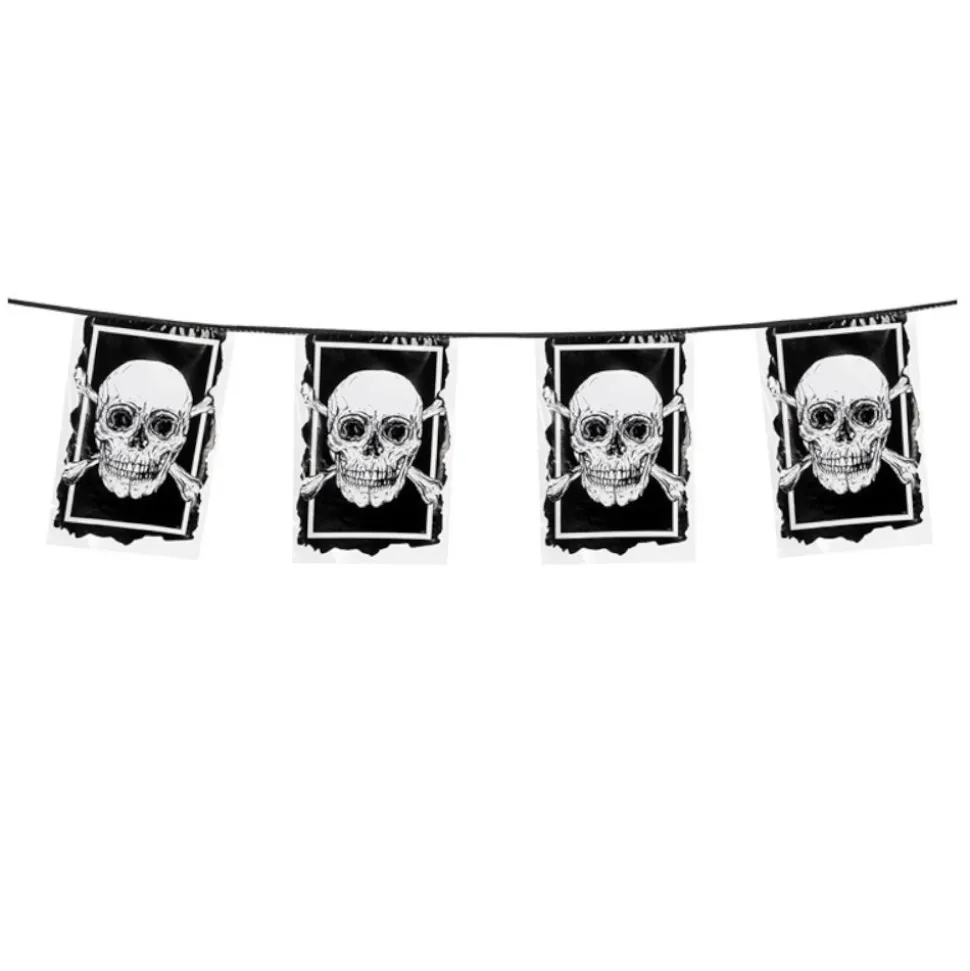 GUIRLANDE FANIONS RECTANGLE PIRATE 6M