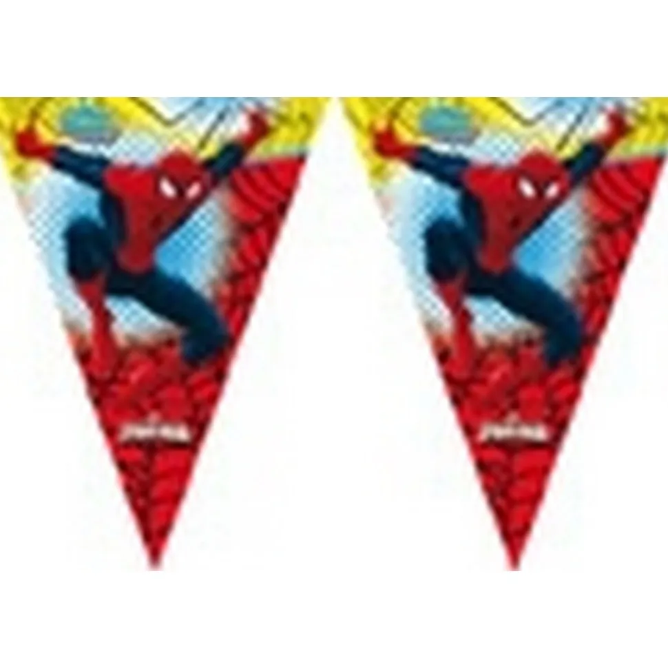 GUIRLANDE FANIONS ULTIMATE SPIDERMAN 2.3M