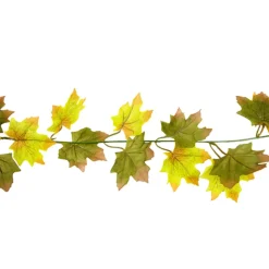 GUIRLANDE FEUILLES D'ÉRABLE ARTIFICIELLES 1.70M