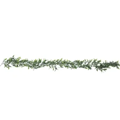 GUIRLANDE FEUILLES SAULE PLEUREUR BLANCHIES 1.80M