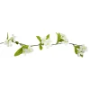 GUIRLANDE FLEURS ARTIFICIELLES JASMIN 2.4M BLANC