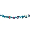 GUIRLANDE FLEURS PAPIER TROPICAL 4M MULTICOLORE