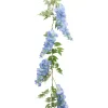 GUIRLANDE GLYCINE ARTIFICIELLE 180CM BLEU