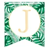 GUIRLANDE JOYEUX ANNIVERSAIRE TROPICAL PARTY 5M VERT