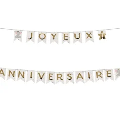 GUIRLANDE JOYEUX ANNIVERSAIRE ÉLÉPHANT 4.5 M
