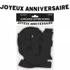 GUIRLANDE LETTRES ANNIVERSAIRE 4M NOIR