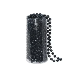 GUIRLANDE PERLES 8MM 8M BLEU FONCÉ