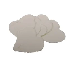 GUIRLANDE VERTICALE COEUR PAPIER 1.5M BLANC