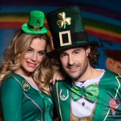 HAUT DE FORME TRÈFLE ST-PATRICK VERT