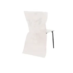 6 HOUSSES DE CHAISE BLANC