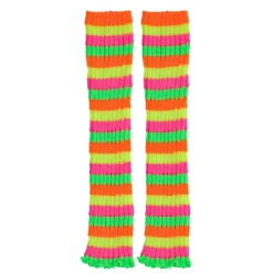JAMBIÈRES NÉON MULTICOLORES ADULTE