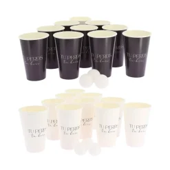 JEU BEERPONG TU PERDS TU BOIS 20 GOBELETS 6 BALLES