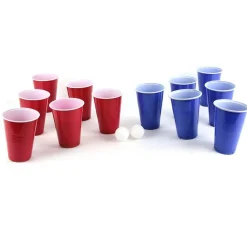 JEU À BOIRE BIÈRE PONG GOBELETS RÉUTILISABLES