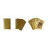 JEU 54 CARTES PREMIUM CASINO 5.9X9X2CM OR NOIR
