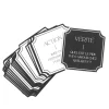 JEU DE 20 CARTES ACTION OU VÉRITÉ 7CM NOIR BLANC