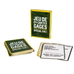 JEU DE CARTES 24 GAGES ÉQUIPE MARIÉ EVG