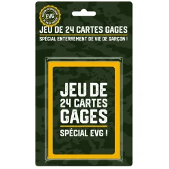 JEU DE CARTES 24 GAGES ÉQUIPE MARIÉ EVG
