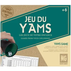 JEU DE DÉS YAMS VINTAGE COMPLET GOBELET DE LANCER