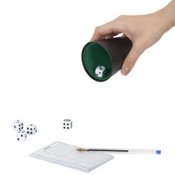 JEU DE DÉS YAMS VINTAGE COMPLET GOBELET DE LANCER