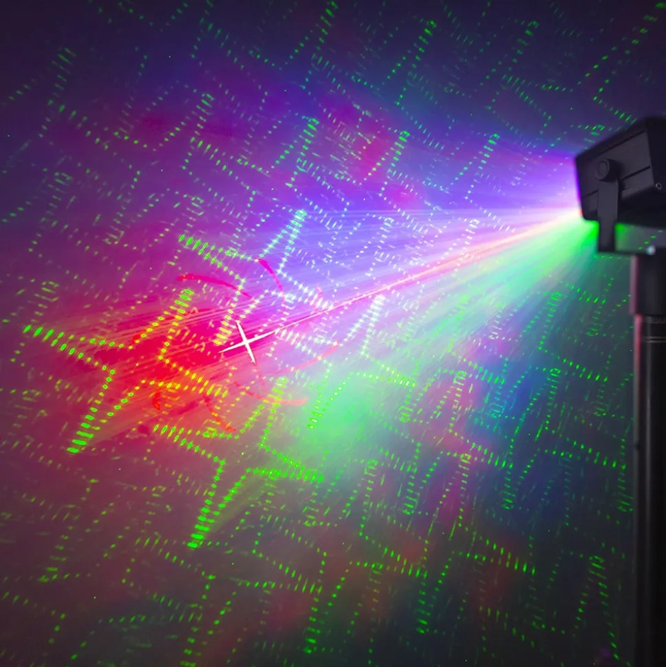 JEU DE LUMIÈRE 2 LASERS ET 3 LEDS - ATHENA