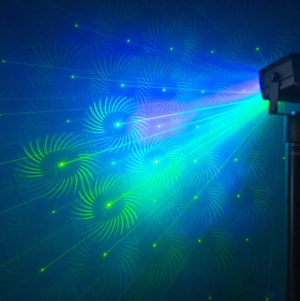 JEU DE LUMIÈRE 2 LASERS ET 3 LEDS - ATHENA